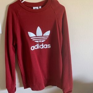 Adidas Burgundy Crewneck